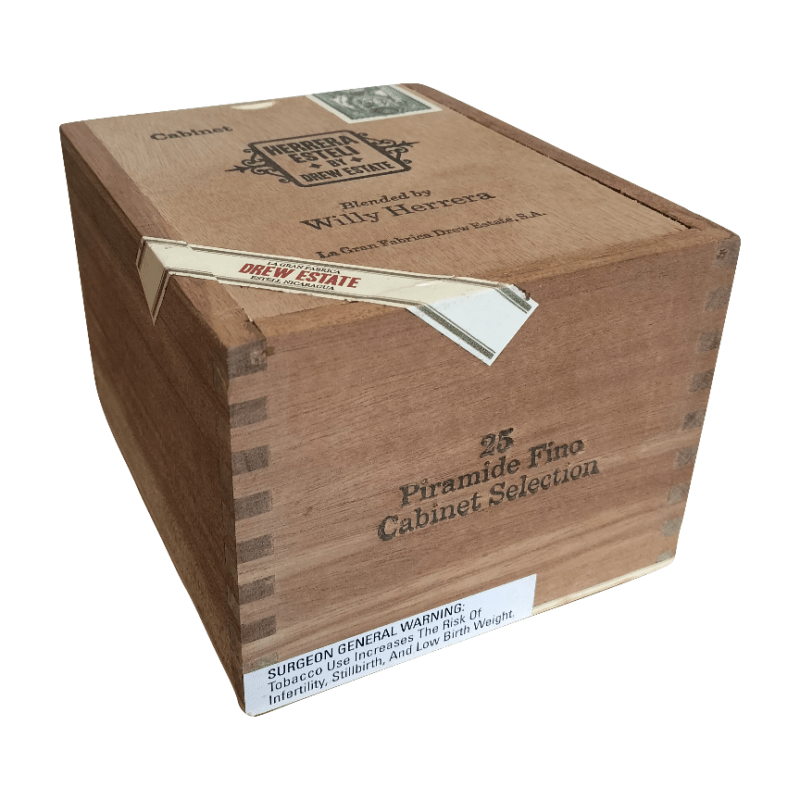 Drew Estate - Herrera Esteli - Piramide Fino (Box of 25) - Empty